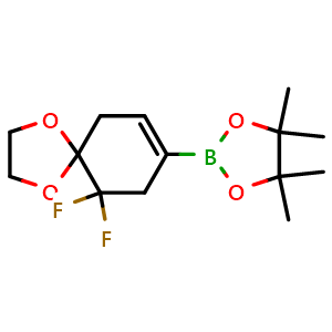 2-(6,6-difluoro-1,4-dioxaspiro[4.5]dec-8-en-8-yl)-4,4,5,5-tetramethyl-1,3,2-dioxaborolane