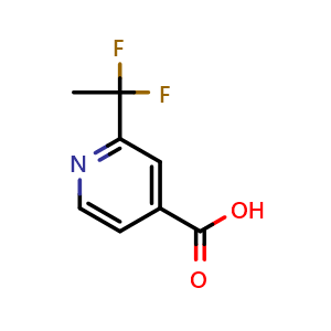 2-(1,1-difluoroethyl)pyridine-4-carboxylic acid