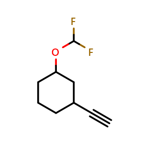 1-(difluoromethoxy)-3-ethynyl-cyclohexane