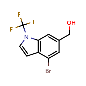 [4-bromo-1-(trifluoromethyl)indol-6-yl]methanol