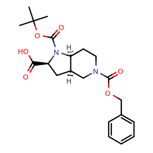(2S,3aR,7aS)-rel-5-benzyloxycarbonyl-1-tert-butoxycarbonyl-3,3a,4,6,7,7a-hexahydro-2H-pyrrolo[3,2-c]pyridine-2-carboxylic acid