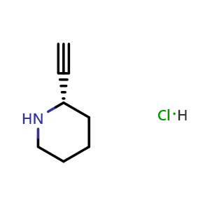 (2S)-2-ethynylpiperidine hydrochloride