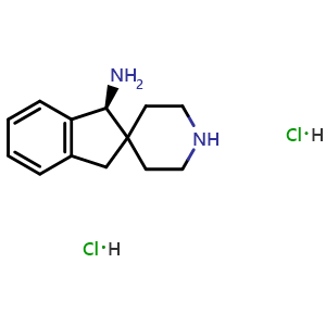(1S)-1,3-dihydrospiro[indene-2,4'-piperidin]-1-amine dihydrochloride