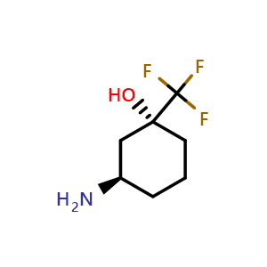 (1R,3R)-3-amino-1-(trifluoromethyl)cyclohexanol