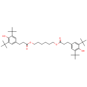 Chemical structure of Irganox-259 , CAS 35074-77-2, AChemBlock S86211