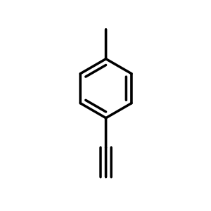 Chemical structure of 4-Ethynyltoluene , CAS 766-97-2, AChemBlock S86212