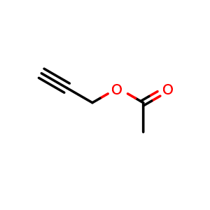 Chemical structure of Propargyl alcohol acetate , CAS 627-09-8, AChemBlock S86255