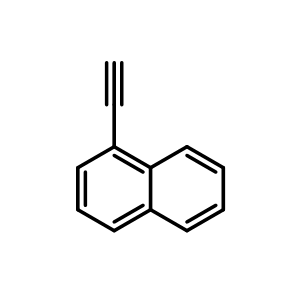 Chemical structure of 1-Ethynyl-naphthalene , CAS 15727-65-8, AChemBlock S86266