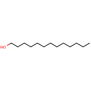 Chemical structure of 1-Hydroxytridecane , CAS 112-70-9, AChemBlock S86272