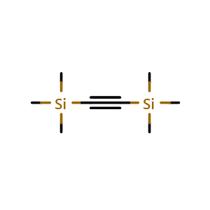 Chemical structure of Bis(trimethylsilyl)acetylene , CAS 14630-40-1, AChemBlock S86285