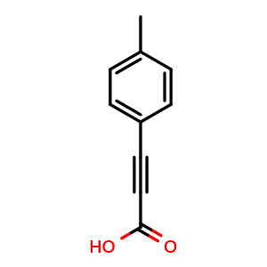 Chemical structure of 3-(4-methylphenyl)prop-2-ynoic acid , CAS 2227-58-9, AChemBlock S86319