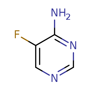 Chemical structure of 5-Fluoropyrimidin-4-amine , CAS 811450-26-7, AChemBlock S86352