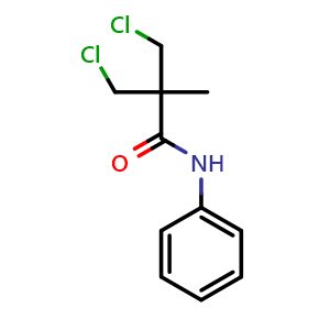 Chemical structure of 3,4-Dichloropivalanilide , CAS 7160-22-7, AChemBlock S86357