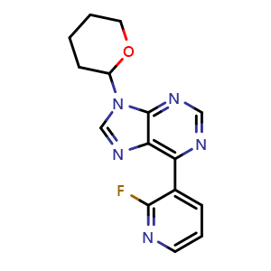 6-(2-Fluoropyridin-3-Yl)-9-(Tetrahydro-2H-Pyran-2-Yl)-9H-Purine