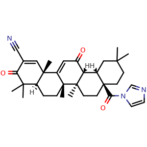 Chemical structure of CDDO-Im , CAS 443104-02-7, AChemBlock S86463
