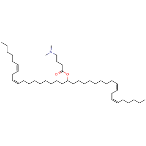 Chemical structure of DLin-MC3-DMA , CAS 1224606-06-7, AChemBlock S86595