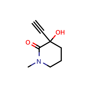 3-Ethynyl-3-hydroxy-1-methyl-piperidin-2-one