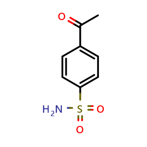 Chemical structure of 4-Acetylbenzenesulfonamide , CAS 1565-17-9, AChemBlock S86678