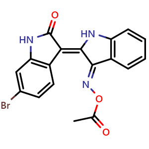 Chemical structure of BIO-acetoxime GSK3 Inhibitor IX2 , CAS 667463-85-6, AChemBlock S86721