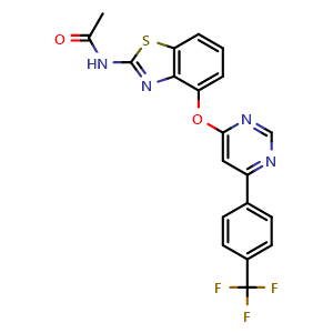 Chemical structure of AMG-517 , CAS 659730-32-2, AChemBlock S86733
