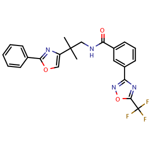 Chemical structure of TMP-195 , CAS 1314891-22-9, AChemBlock S86753