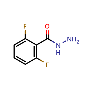 Chemical structure of 2,6-Difluorobenzhydrazide , CAS 172935-91-0, AChemBlock S86841