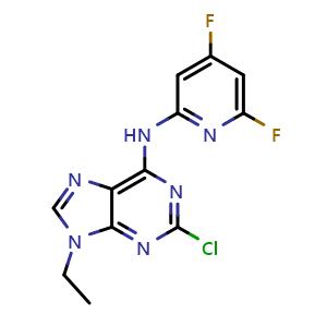 (2-Chloro-9-ethyl-9H-purin-6-yl)-(4,6-difluoro-pyridin-2-yl)-amine