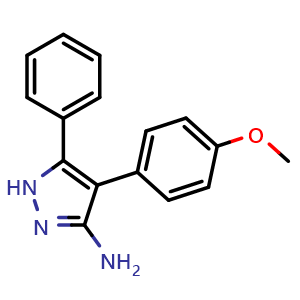 4-(4-Methoxyphenyl)-5-phenyl-1H-Pyrazol-3-amine