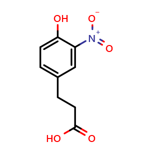 3-(4-hydroxy-3-nitrophenyl)propanoic acid
