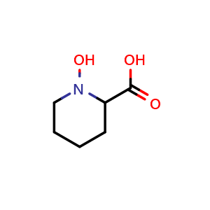 Chemical structure of 1-hydroxypiperidine-2-carboxylic acid , CAS 115819-92-6, AChemBlock S86933