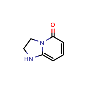 Chemical structure of 2,3-dihydroimidazo[1,2-a]pyridin-5(1H)-one , CAS 1332581-57-3, AChemBlock S87096