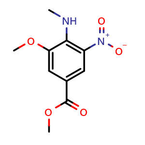 methyl 3-methoxy-4-(methylamino)-5-nitrobenzoate
