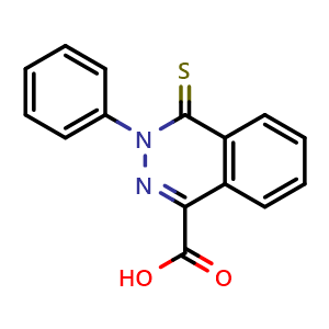 3-phenyl-4-thioxo-3,4-dihydrophthalazine-1-carboxylic acid