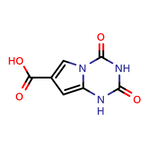 2,4-dioxo-1,2,3,4-tetrahydropyrrolo[1,2-a][1,3,5]triazine-7-carboxylic acid