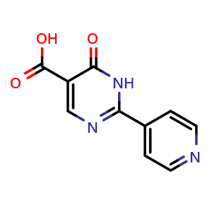6-oxo-2-(pyridin-4-yl)-1,6-dihydropyrimidine-5-carboxylic acid