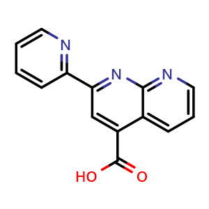 2-(pyridin-2-yl)-1,8-naphthyridine-4-carboxylic acid