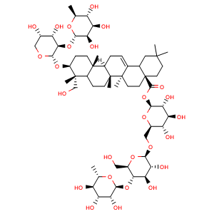 Chemical structure of Hederacoside C , CAS 14216-03-6, AChemBlock S87256