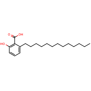 Chemical structure of Ginkgoneolic acid , CAS 20261-38-5, AChemBlock S87265