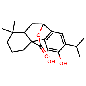 Chemical structure of Carnosol , CAS 5957-80-2, AChemBlock S87286