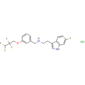 Chemical structure of Lu AE58054 Hydrochloride , CAS 467458-02-2, AChemBlock S87309