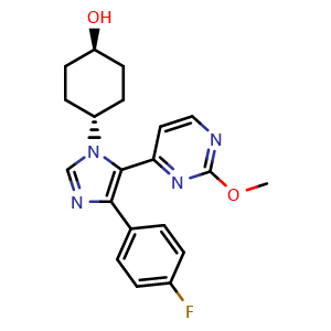 Chemical structure of SB239063 , CAS 193551-21-2, AChemBlock S87316