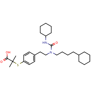Chemical structure of GW7647 , CAS 265129-71-3, AChemBlock S87320