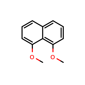 Chemical structure of 1,8-dimethoxynaphthalene , CAS 10075-66-8, AChemBlock S87330