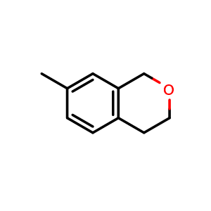 Chemical structure of 7-methylisochromane , CAS 103261-92-3, AChemBlock S87337