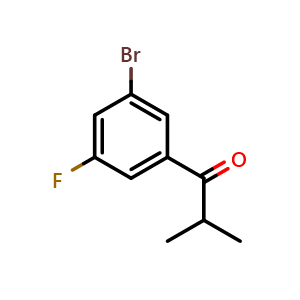 1-(3-bromo-5-fluorophenyl)-2-methylpropan-1-one