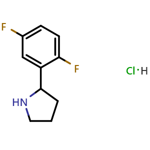 2-(2,5-difluorophenyl)pyrrolidine hydrochloride