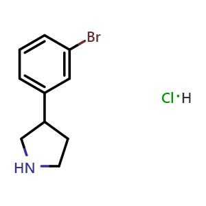 3-(3-bromophenyl)pyrrolidine hydrochloride