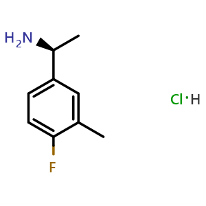 (S)-1-(4-fluoro-3-methylphenyl)ethan-1-amine hydrochloride