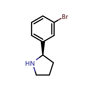 (R)-2-(3-bromophenyl)pyrrolidine