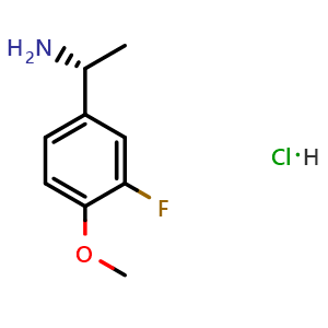 (R)-1-(3-fluoro-4-methoxyphenyl)ethan-1-amine hydrochloride